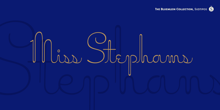 Miss Stephams Pro Font Poster 1