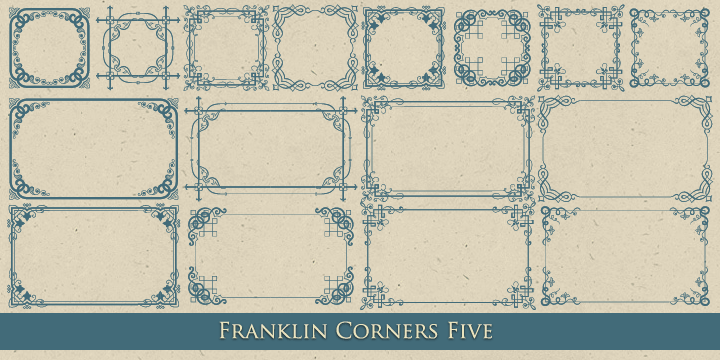 MFC Franklin Corners Five Font Poster 6