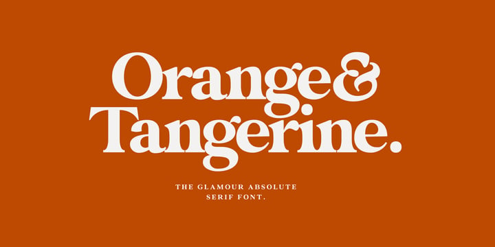 Glamour Absolute Font Poster 5
