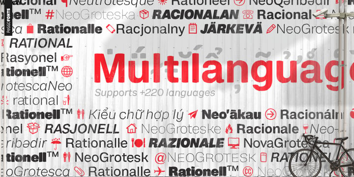 Rationell Font Poster 15