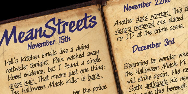 MeanStreets BB Font Poster 1