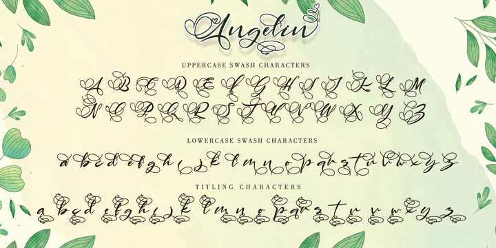 Angelin Love Font Poster 10