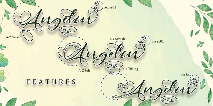 Angelin Love Font Poster 2