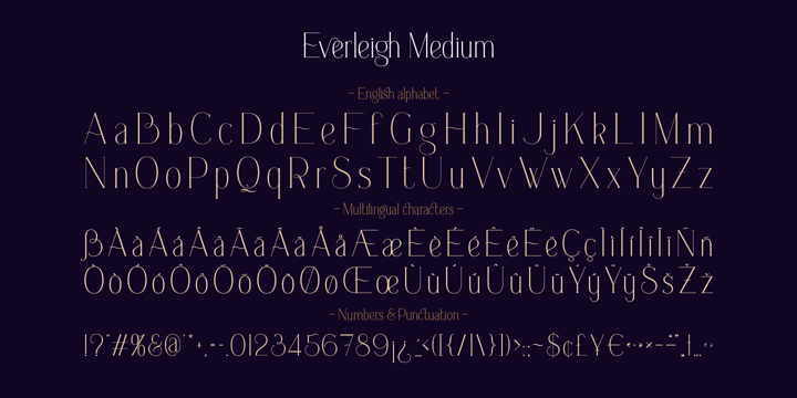 Everleigh Duo Font Poster 7
