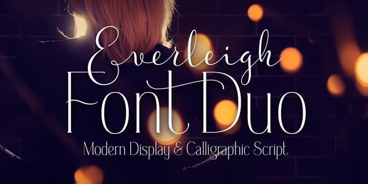 Everleigh Duo Font Poster 1