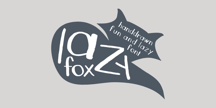 Lazy Fox Font Poster 1