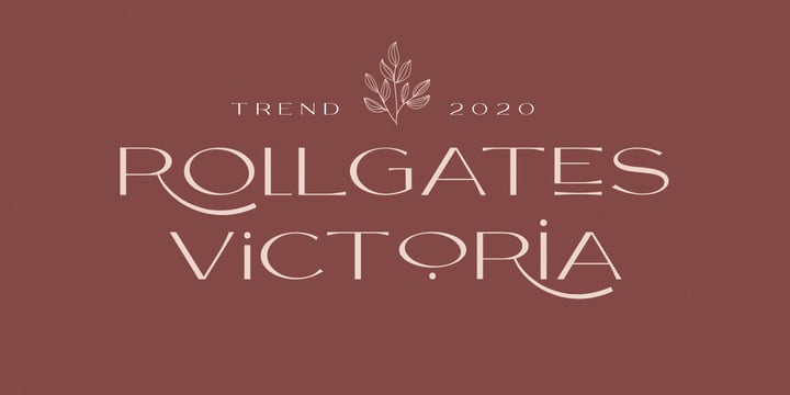 Rollgates Victoria Font Poster 1