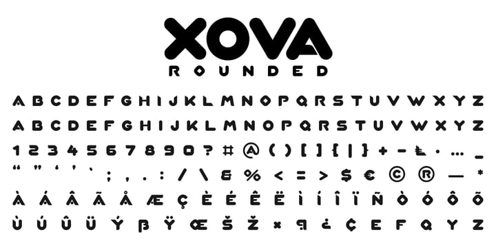 Xova Rounded Font Webfont Desktop Myfonts