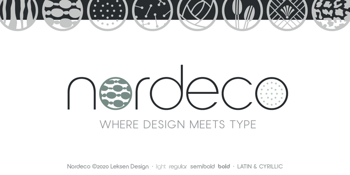 Nordeco Font Poster 1