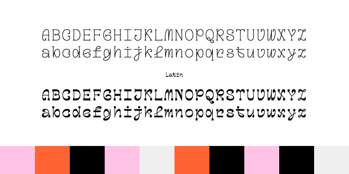 TT Geekette Font Poster 5