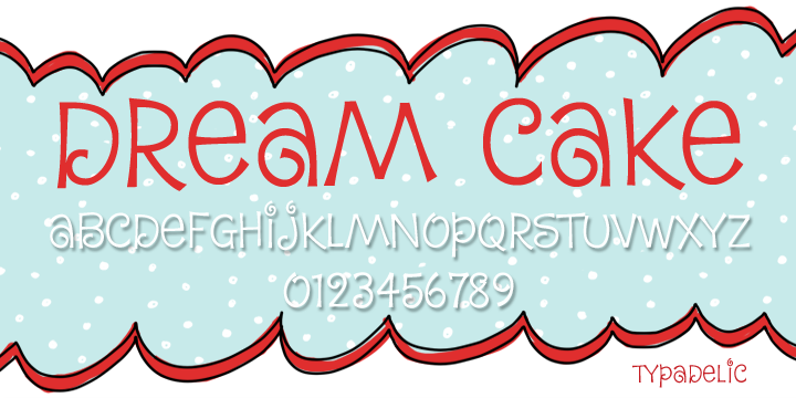 Dream Cake Font Poster 1