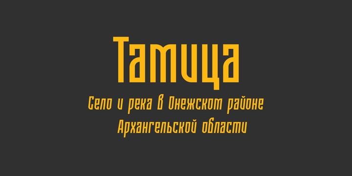 Tamitsa Font Poster 6
