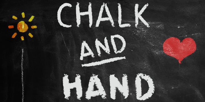 Chalk Hand Marker Font Poster 5