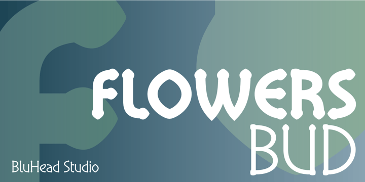 Flowers Font Poster 7