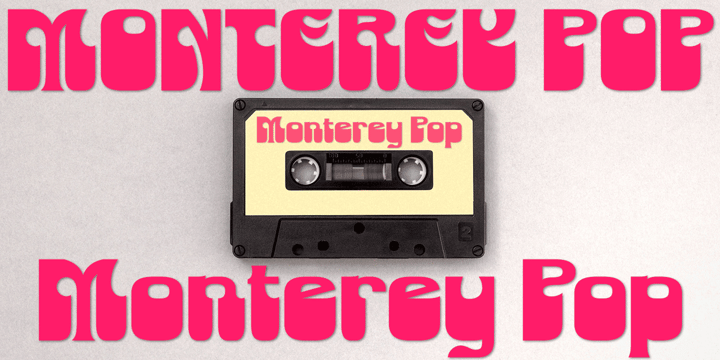 Monterey Pop Font Poster 1