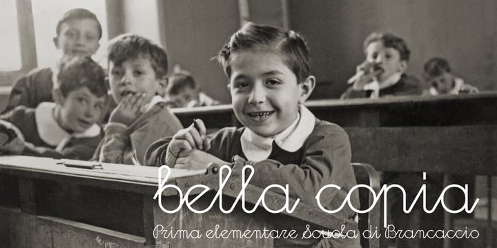 Bella Copia Font Poster 1