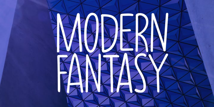 Modern Fantasy Font Poster 1