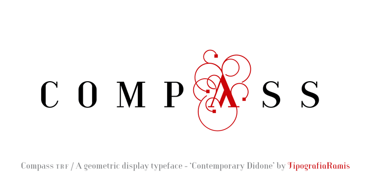 Compass TRF Font Poster 1
