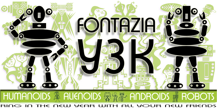Fontazia Y3K Font Poster 1