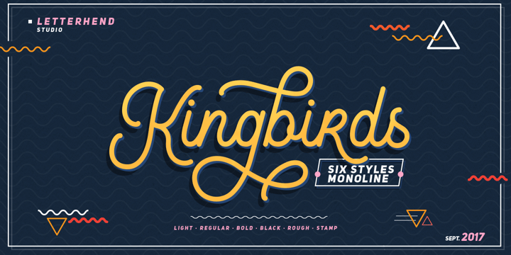 Kingbirds Font Poster 1