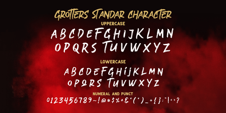 Grotters Font Poster 9