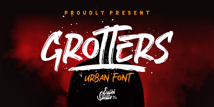 Grotters Font Poster 1