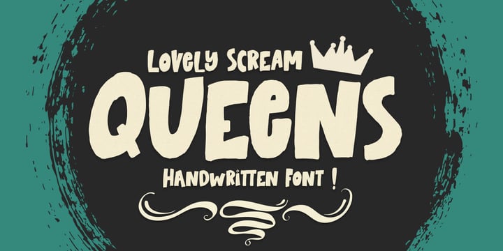 Lovely Scream Queens Font Poster 1