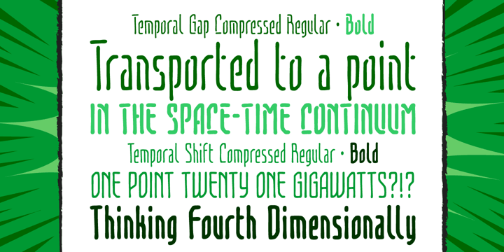 Temporal Font Poster 4