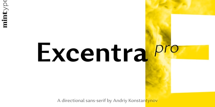 Excentra Pro Font Poster 1