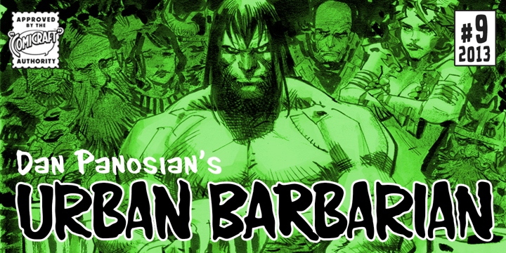 Urban Barbarian Font Poster 1