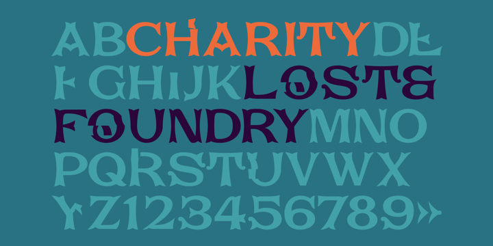Lost and Foundry Font Poster 4