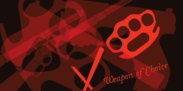 FT Weapon Of Choice Font Poster 2