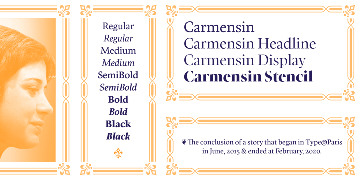 Carmensin Font Poster 3