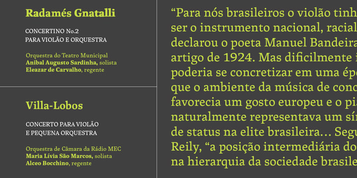 Brasilica Font Poster 5