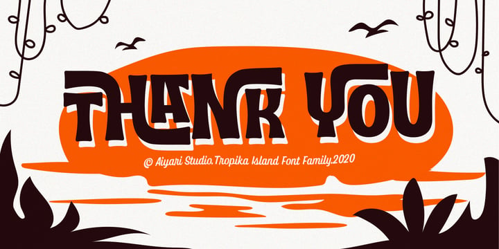 Tropika Island Font Poster 13
