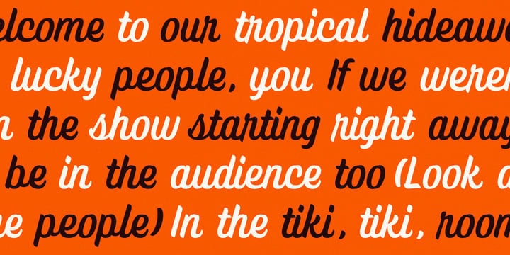 Tropika Island Font Poster 6