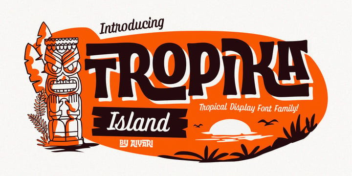Tropika Island Font Poster 1