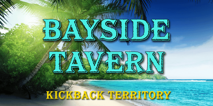 Bayside Tavern Font Poster 1