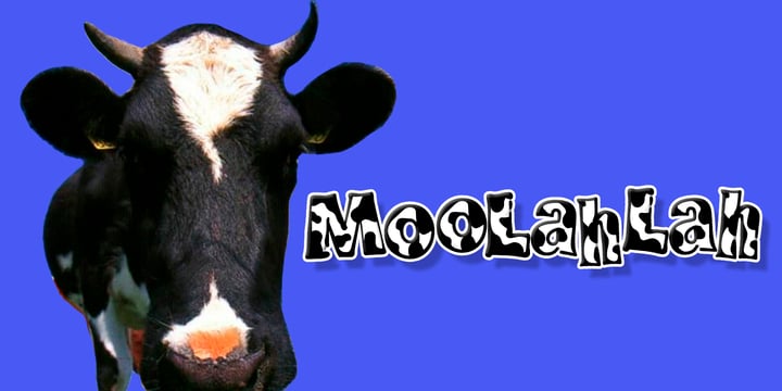 MooLahLah Font Poster 1