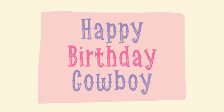Cowboy Funk Font Poster 5