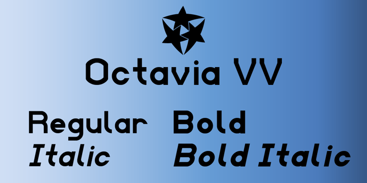 Octavia VV Font Poster 1