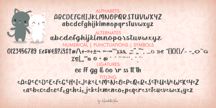 Catty Purry Font Poster 8