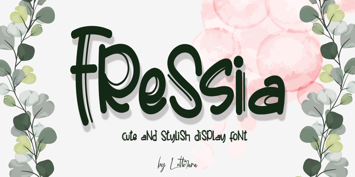 Fressia Font Poster 1