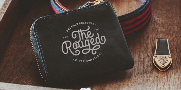 The Rouged Font Poster 4