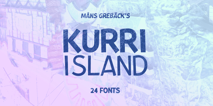 Kurri Island Font Poster 7