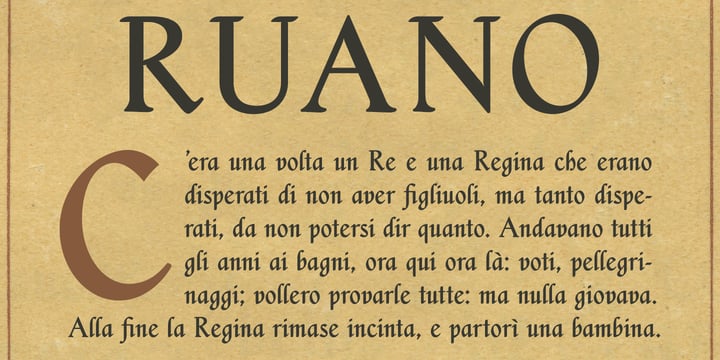 Flanker Ruano Font Poster 5