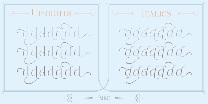 Aire Font Poster 10