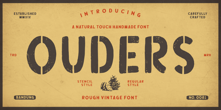 Ouders Font Poster 1