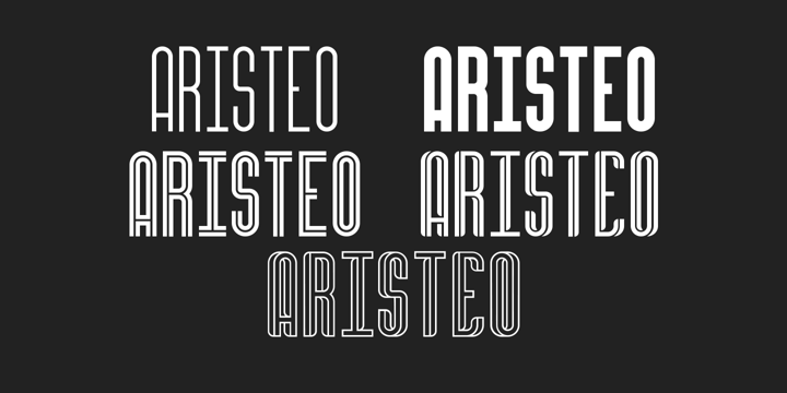 Aristeo Font Poster 2