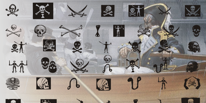 Pirates De Luxe Font Poster 2